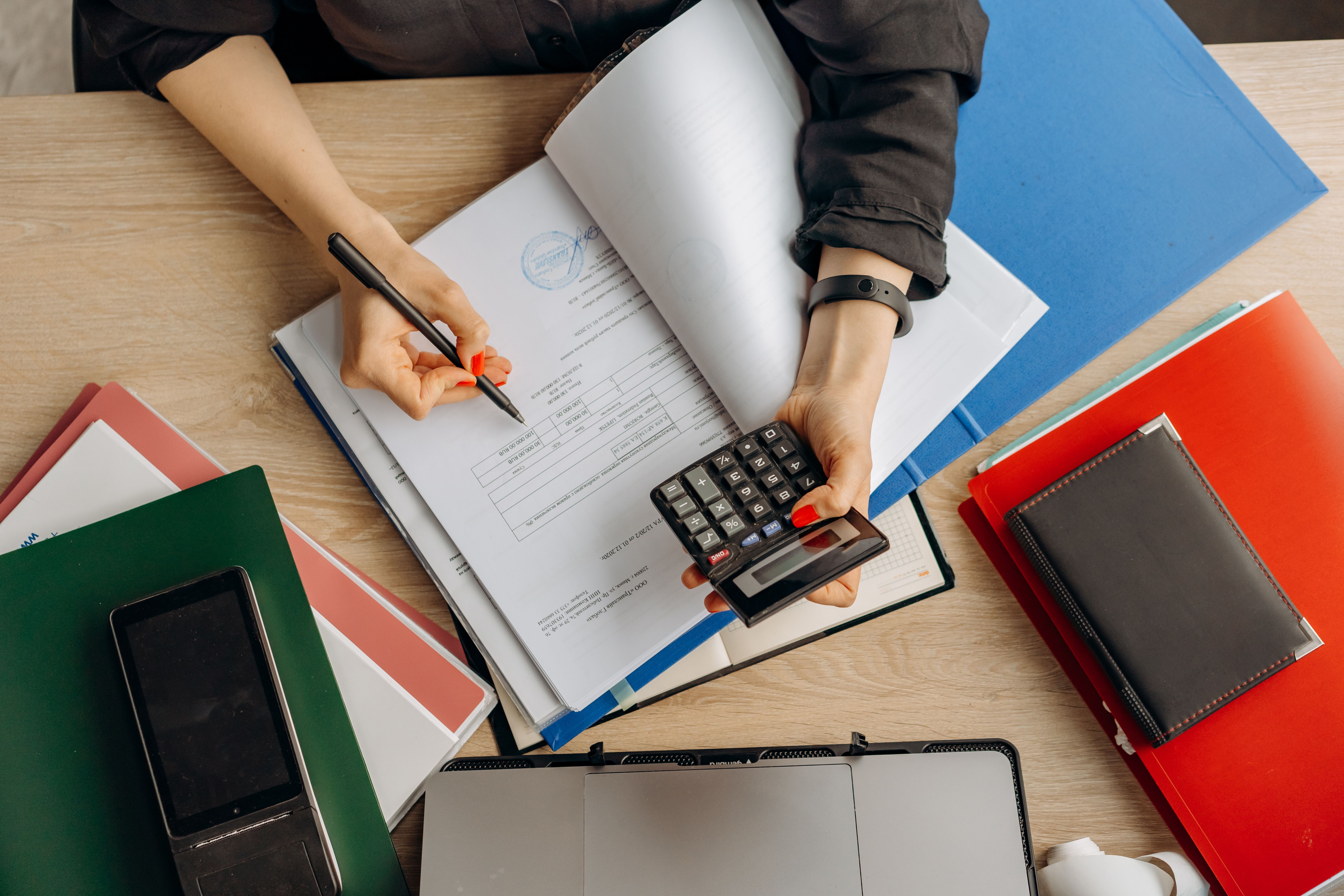 Professional office environment for accounting services